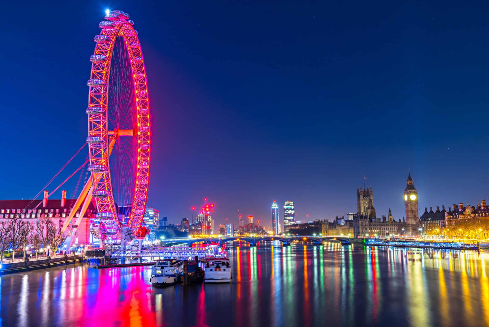 london eye de nuit londres en 6 jours