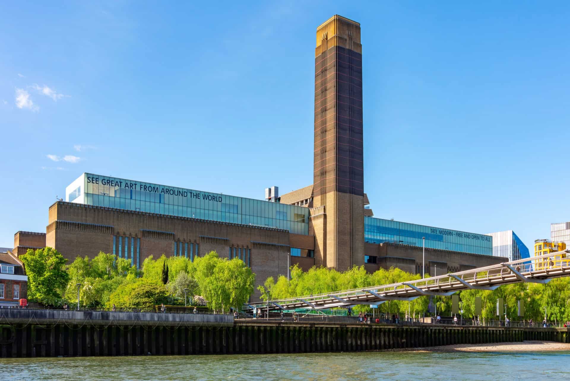 vue sur la galerie tate modern de londres