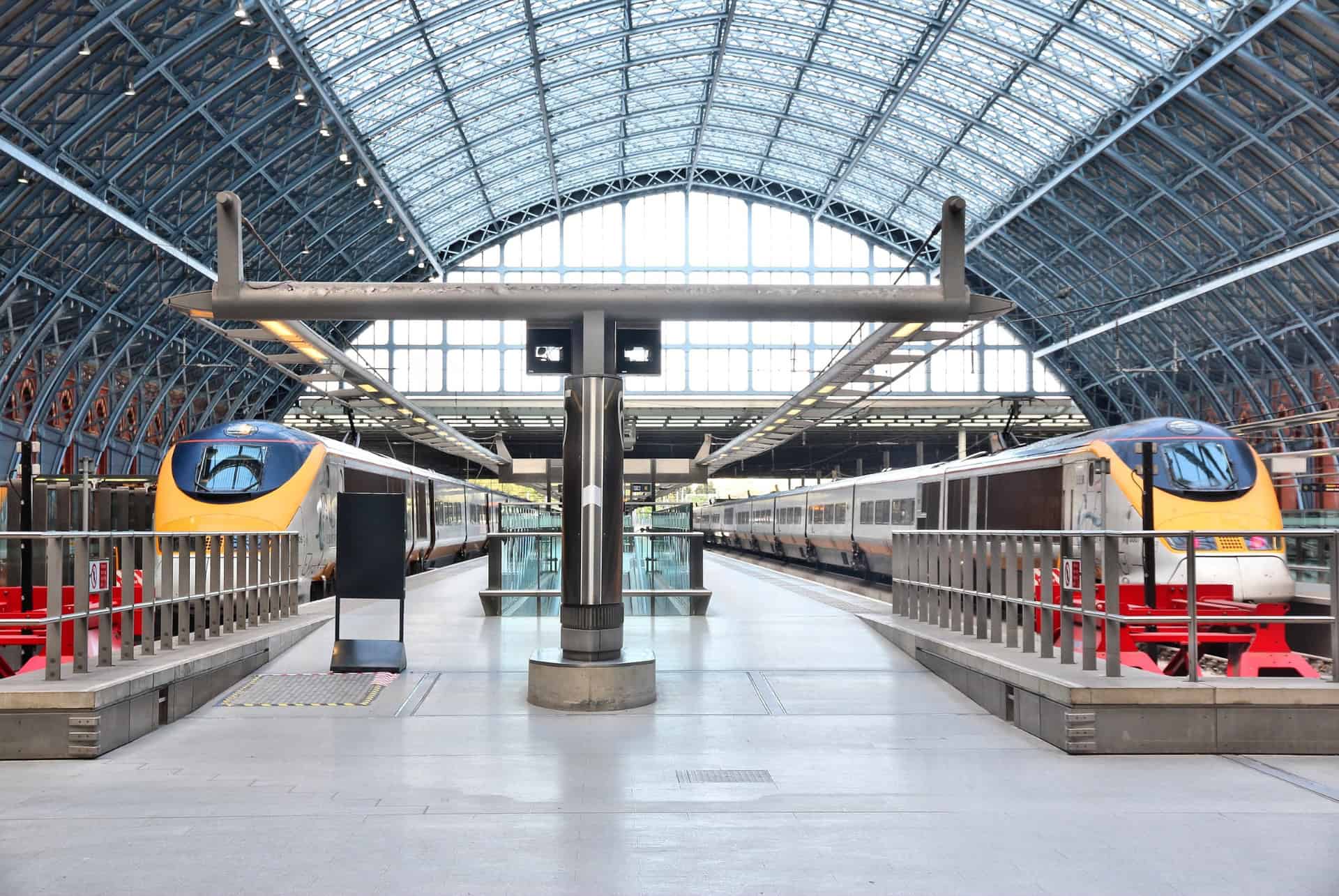 trains en gare de saint pancras trains en gare de saint pancras