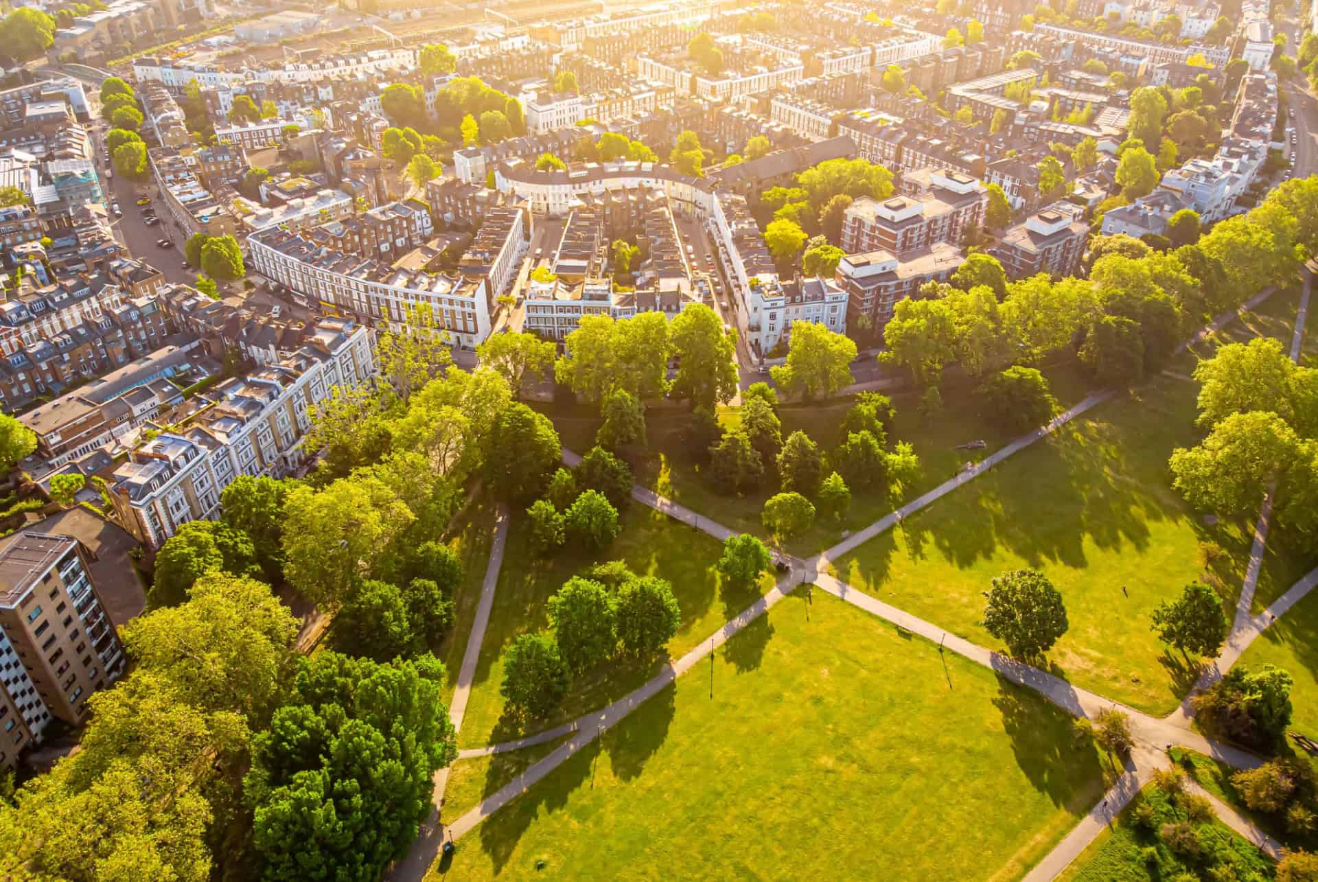 primrose hill vue aerienne