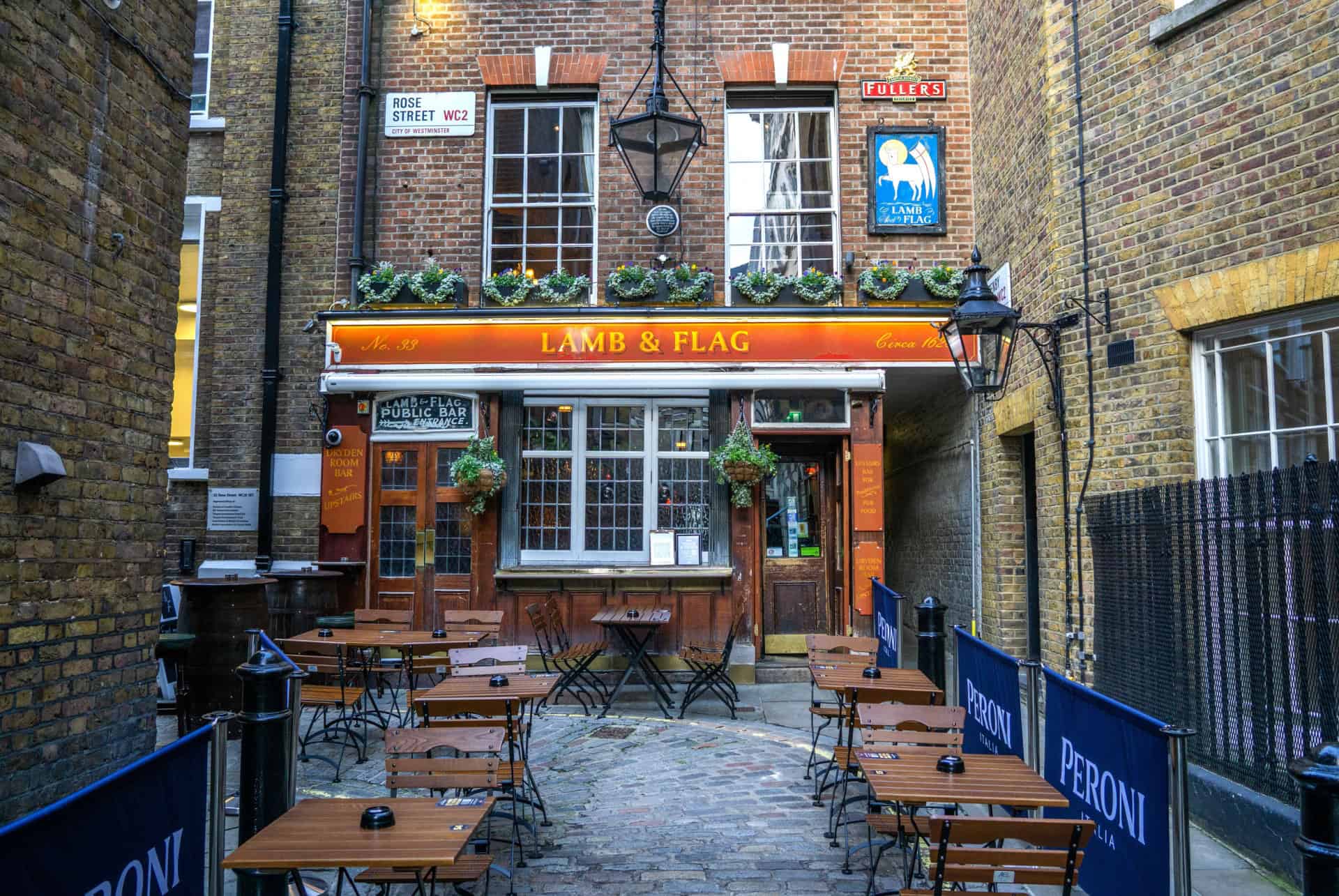 meilleurs pubs de londres the lamb and flag pub