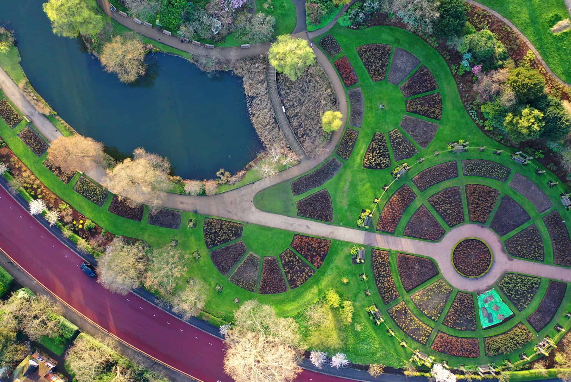 regents park vue aerienne londres en 6 jours