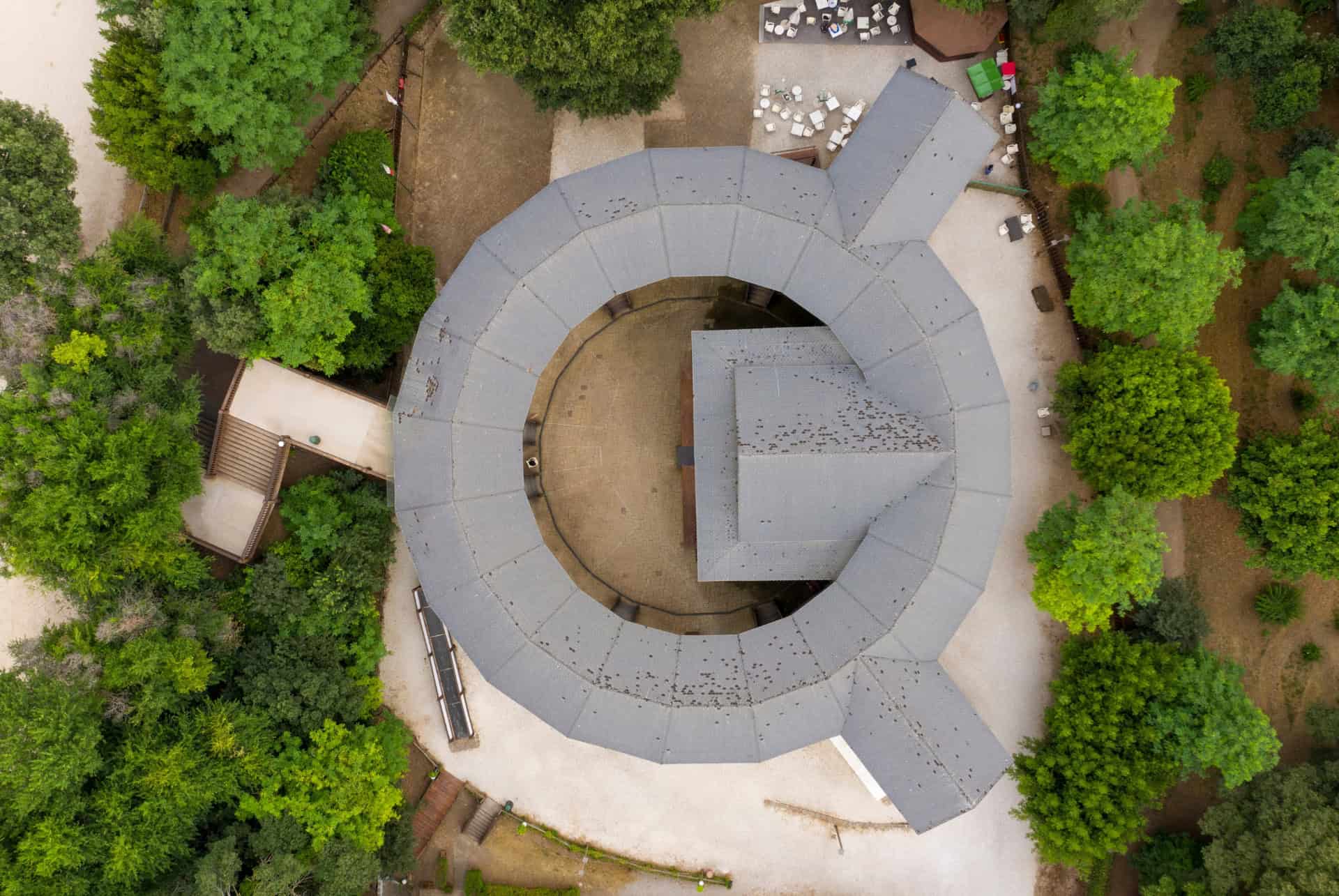 vue aerienne globe theatre vue aerienne globe theatre